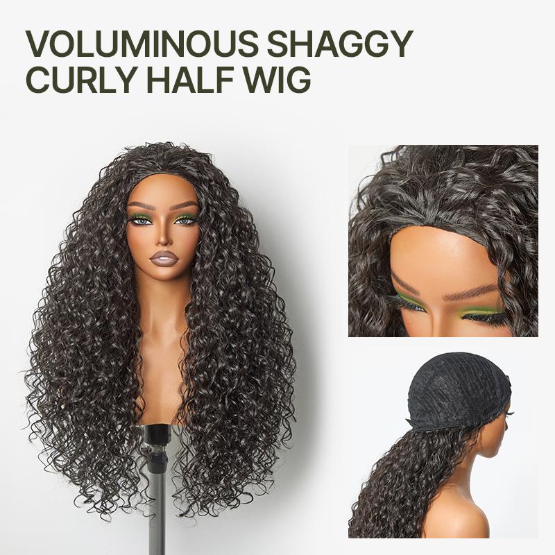 Frodio Veralux™ Curls – 26” Voluminous Blend Half Wig