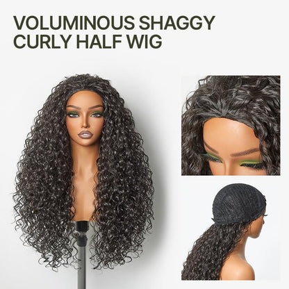 Frodio Veralux™ Curls – 26” Voluminous Blend Half Wig