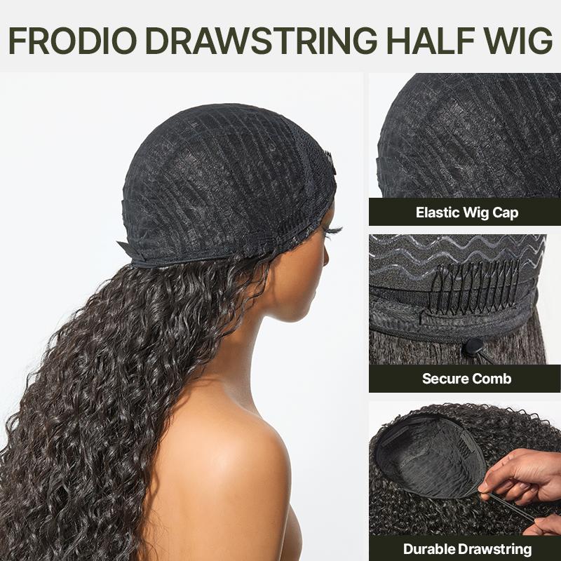 Frodio Veralux™ Curls – 26” Voluminous Blend Half Wig
