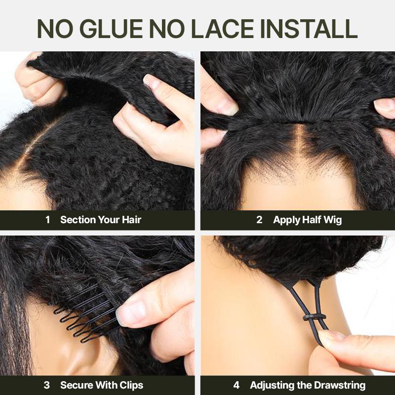 Frodio Veralux™ Curls – 26” Voluminous Blend Half Wig